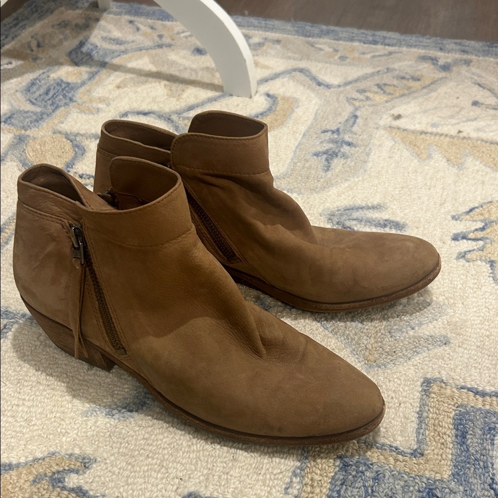 Sam Edelman Tan Ankle Booties